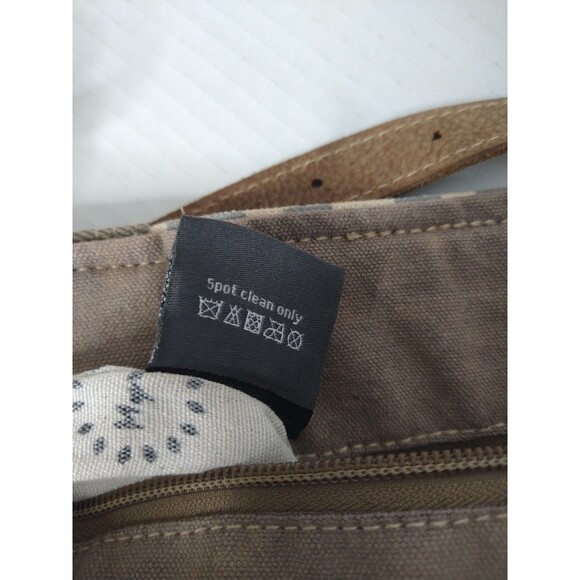 Myra Bag 100% Cotton/Leather Canvas Shoulder Tote Bag Aztec Southwestern Boho - Picture 13 of 16